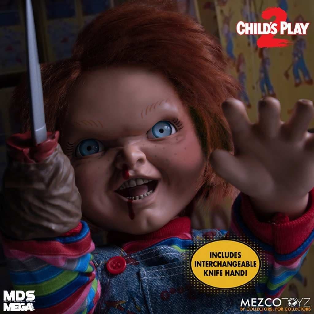 Menacing Chucky Talking Doll 15" Mega Scale Official Mezco Child's Play 2